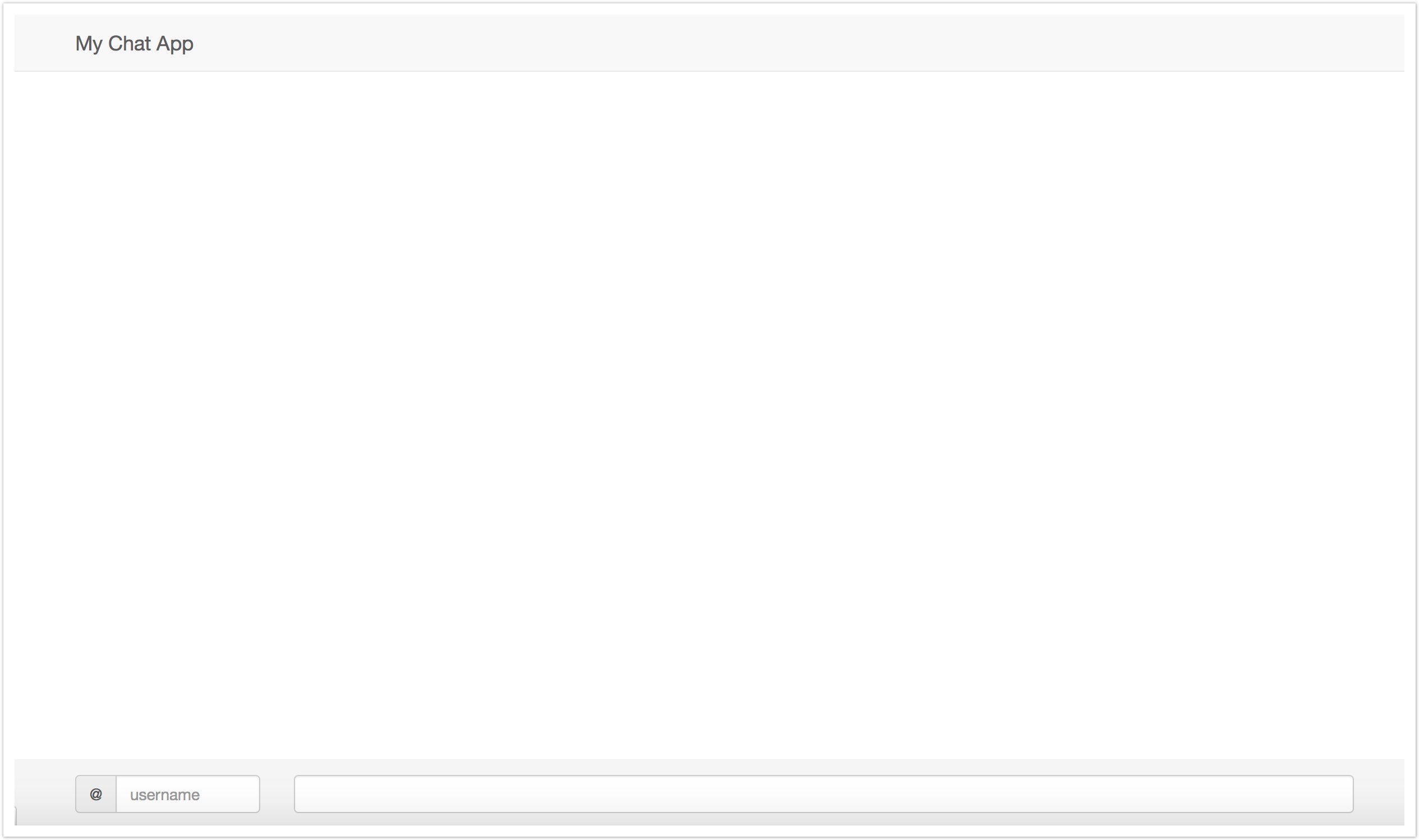 MyChat Application window